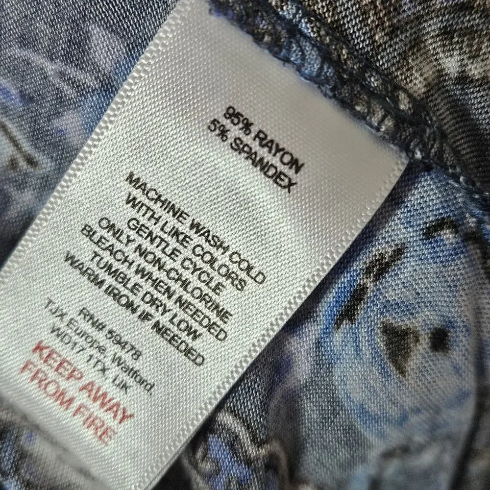 Cynthia Rowley Pasley Print Pull On Pants Size Small